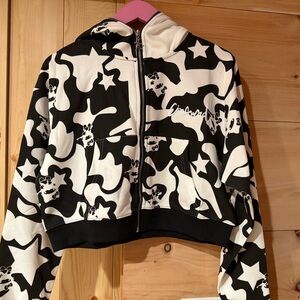 Cinnaworld Y2K camouflage hoodie